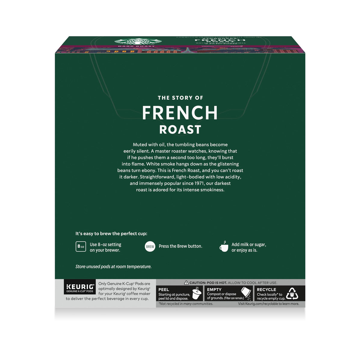 Starbucks packaging highlights cafe-quality at home.