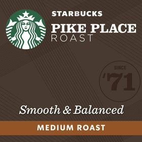 Starbucks Pike Place capsules deliver consistent espresso with cocoa-nut notes.