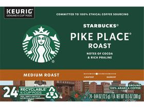 Starbucks Pike Place Roast K-Cups with soft acidity suit balanced coffee lovers.