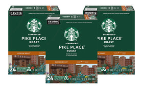 Starbucks Pike Place Roast K-Cups boxed trio for quick, mess-free mornings