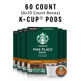 Close-up of Starbucks Pike Place Roast K-Cup pod
