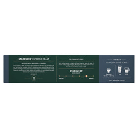 Starbucks display of pods and beans for quick at-home brewing