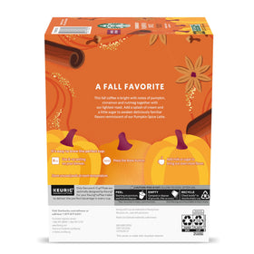 Starbucks pumpkin spice K-Cup with creamer for versatile taste