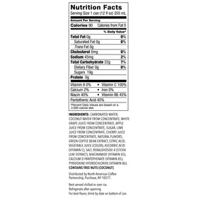 Ingredients highlight: real fruit juice and coconut water in Starbucks Refreshers.
