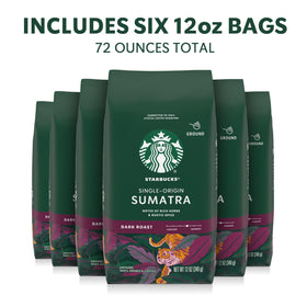 Starbucks single-origin Sumatra aroma and body highlight a full, rich cup.
