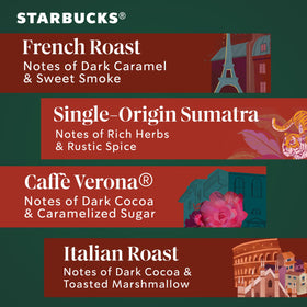 Starbucks Single-Origin Sumatra K-Cup pod highlights herbal depth and rustic spice