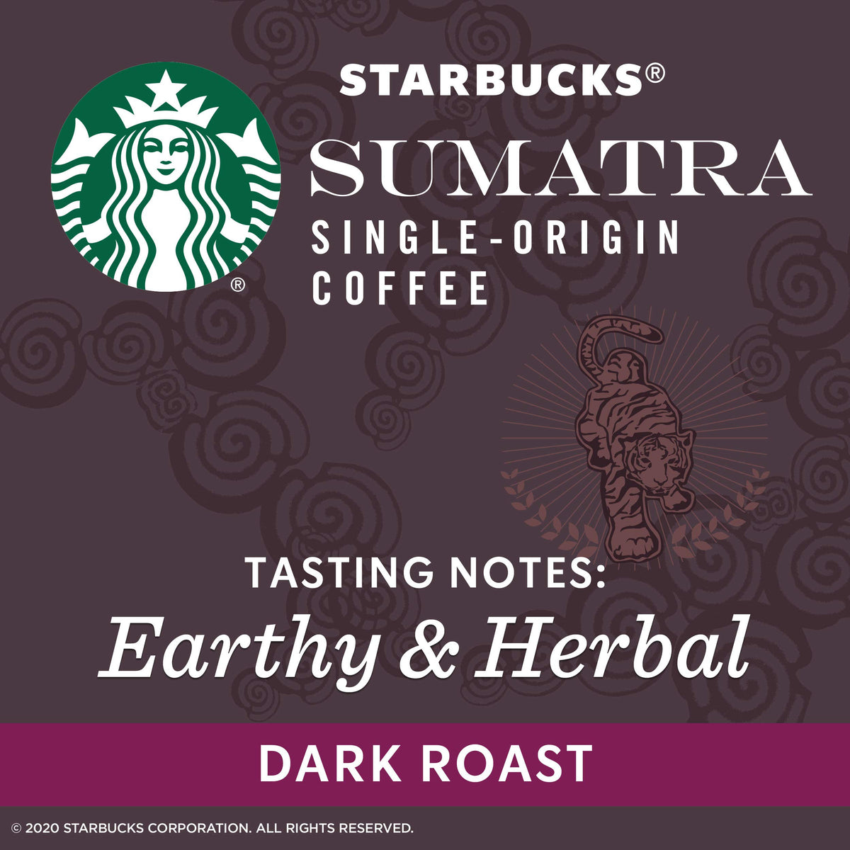 Starbucks Sumatra Dark Roast pack of 24 keeps daily routine simple.