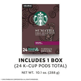 Starbucks Sumatra earthy aroma close-up for bold morning rituals