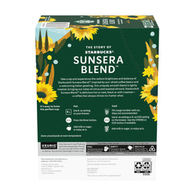 Sunsera blend box beside a mug for a bright morning ritual.