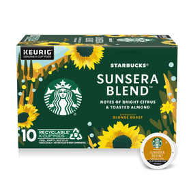 Starbucks Sunsera Blend K-Cup pods box for Keurig brewers, convenient and fresh.