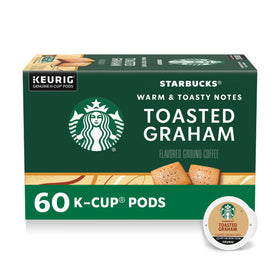 Starbucks Toasted Graham K-Cup pods packaging for at-home brewing