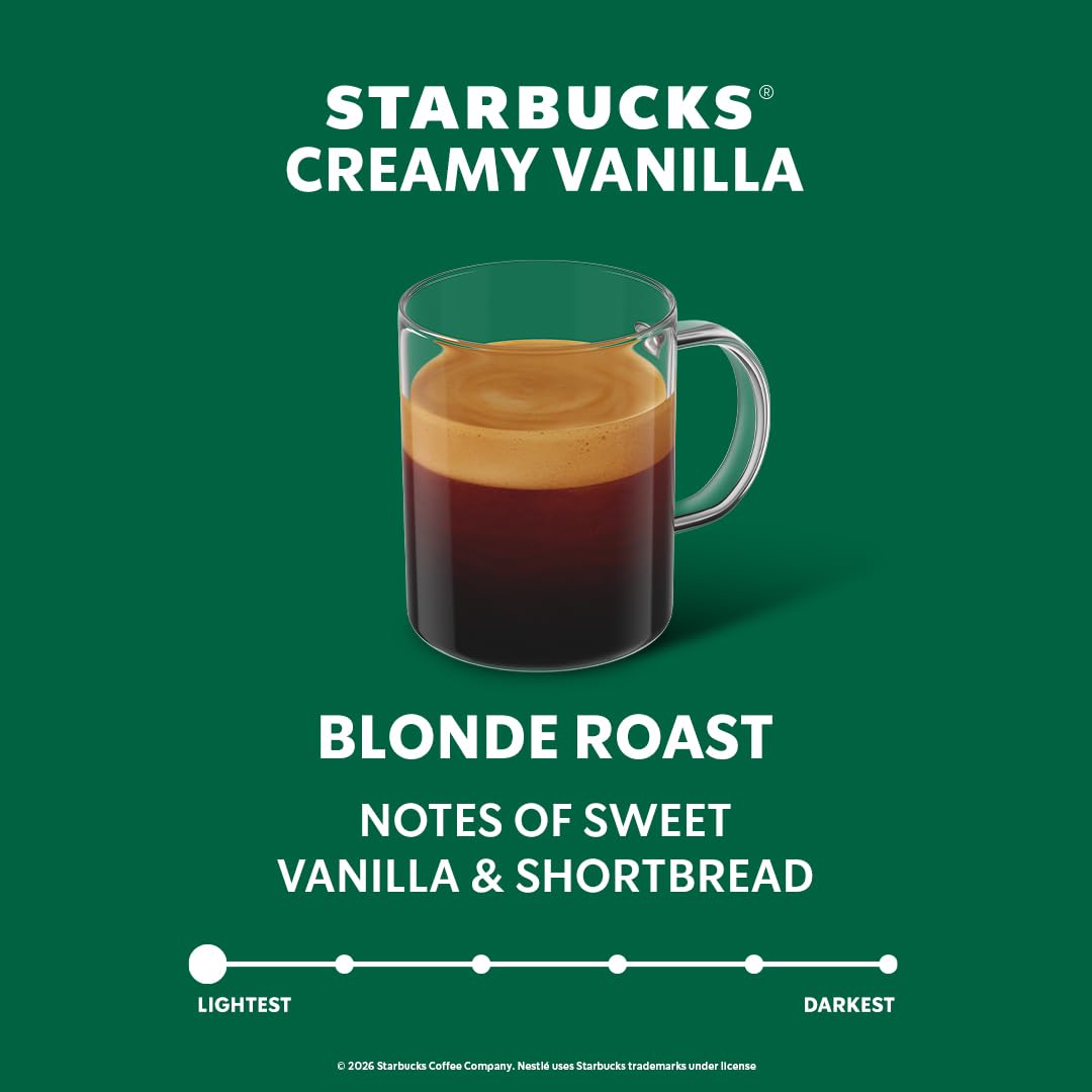 Starbucks vanilla coffee in cup close-up, highlighting creamy vanilla aroma.