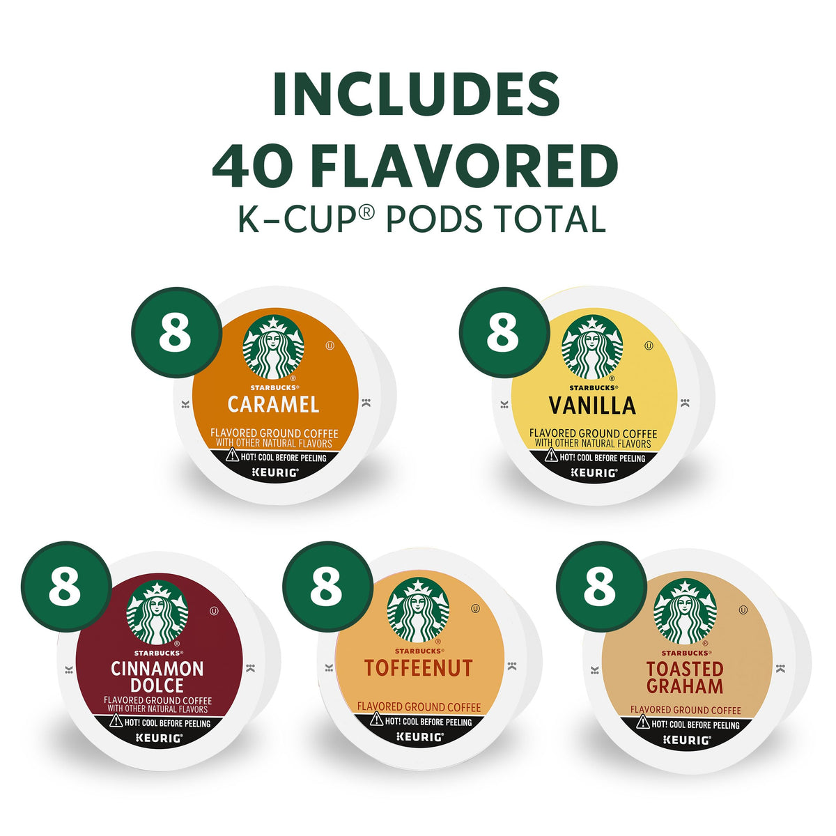 Starbucks vanilla-flavored coffee pod with velvety vanilla taste for daily comfort.