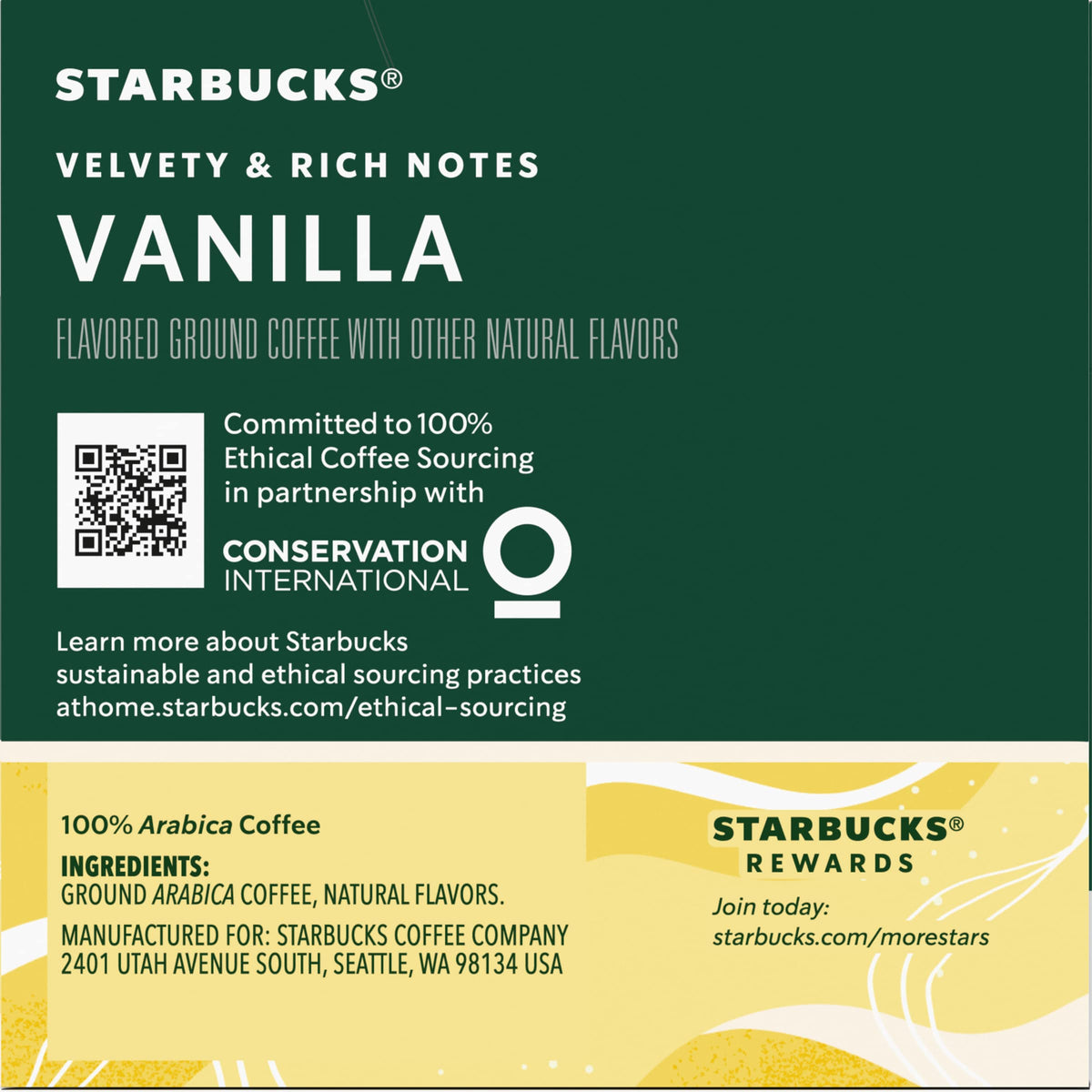 Starbucks vanilla morning brew provides a gentle start with a smooth sweetness.