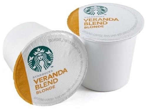 Starbucks Veranda Blend K-Cup offers a smooth, mild aroma for a bright morning.