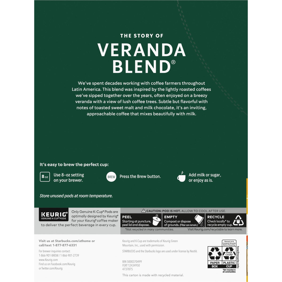 Starbucks Veranda Blend kitchen counter setup for daily coffee routines