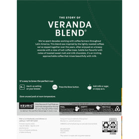 Starbucks Veranda Blend kitchen counter setup for daily coffee routines
