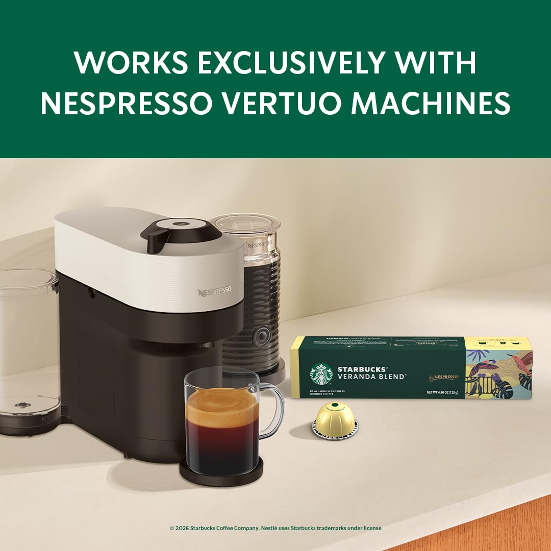 Starbucks Veranda aluminum capsule recycling symbol, eco-friendly option.