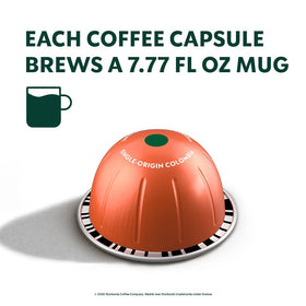 Starbucks aluminum capsules for Vertuo systems, fully recyclable after use.