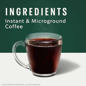 Starbucks VIA Italian Roast foil pack reveals rich aroma and deep chocolatey notes