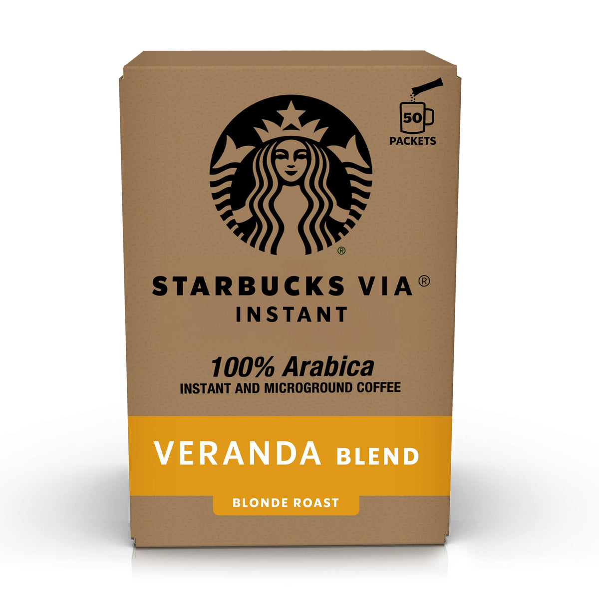 Starbucks VIA Veranda blend coffee packets ready for quick mornings