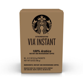 Morning routine scene with Starbucks VIA Veranda blend for everyday use