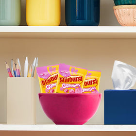 Starburst All Pink Gummies bulk box packaging suited for party planning.