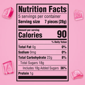 Starburst All Pink Gummies portable snack ideal for travel and errands.