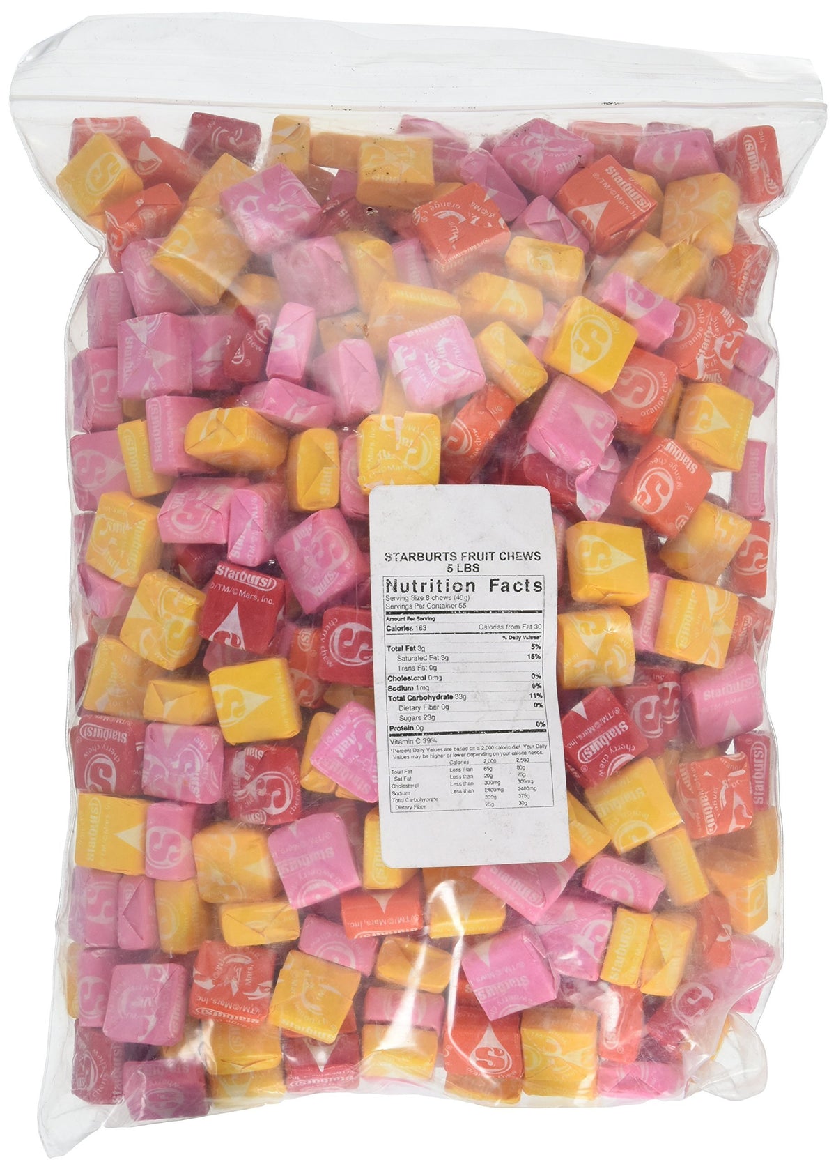 Starburst bulk candy five pounds for parties and office candy bowls
