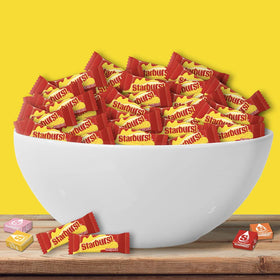STARBURST candy dishes and buffets add color and variety to events.