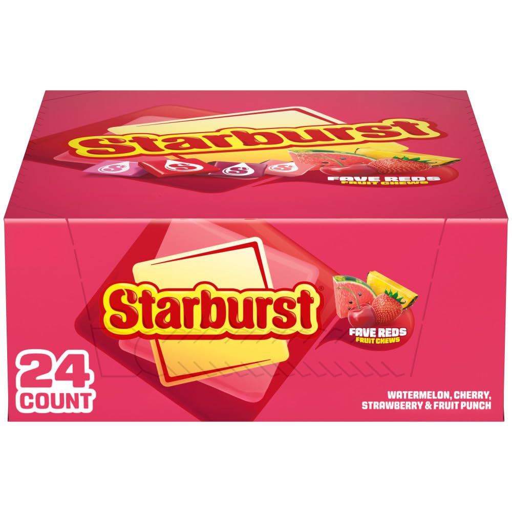 Starburst FaveREDS bulk pack with 24 full-size packs for sharing