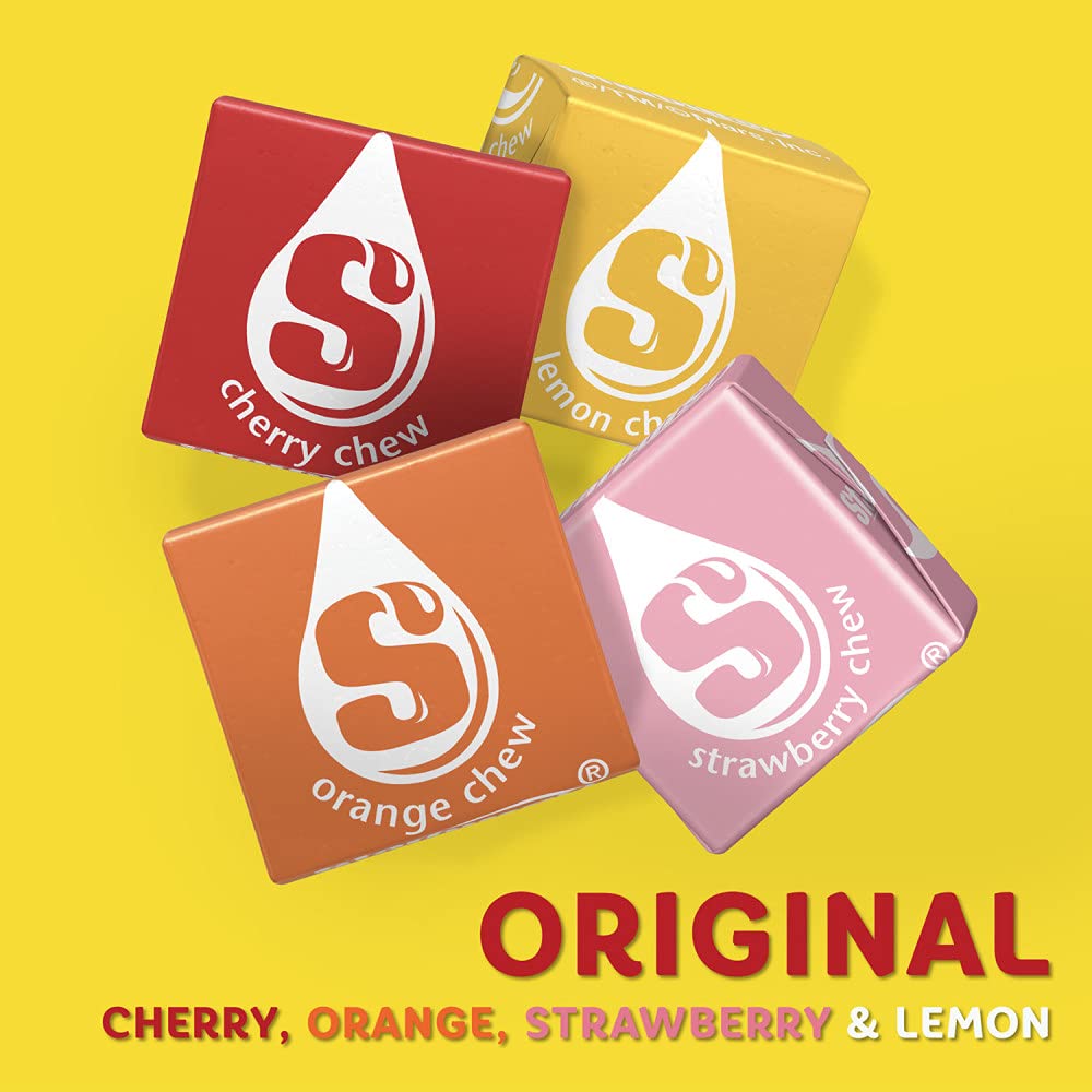 STARBURST fruity flavors—strawberry, cherry, orange, lemon—for crowd-pleasing snacking.