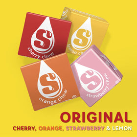 STARBURST fruity flavors—strawberry, cherry, orange, lemon—for crowd-pleasing snacking.