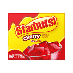 Starburst Gelatin fridge setting image highlights simple chilling for clean cuts.