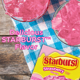 Chilled Starburst Gelatin sets firmly for easy molds and portions