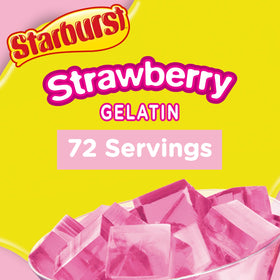 Stirring Starburst Gelatin creates a smooth vibrant base for servings