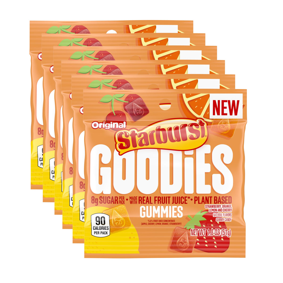 Starburst Goodies original pack shot for sharing and gifting.