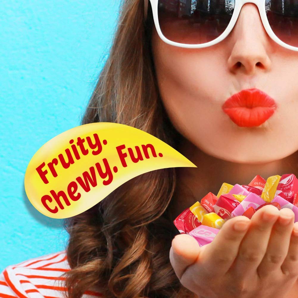 Starburst Original Fruit Chews lemon square adds tangy zing