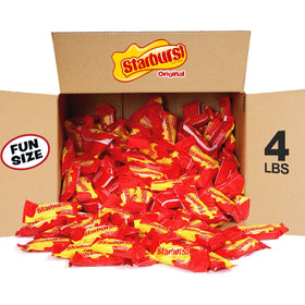 STARBURST Original fun size packs in colorful wrappers ideal for party favors.