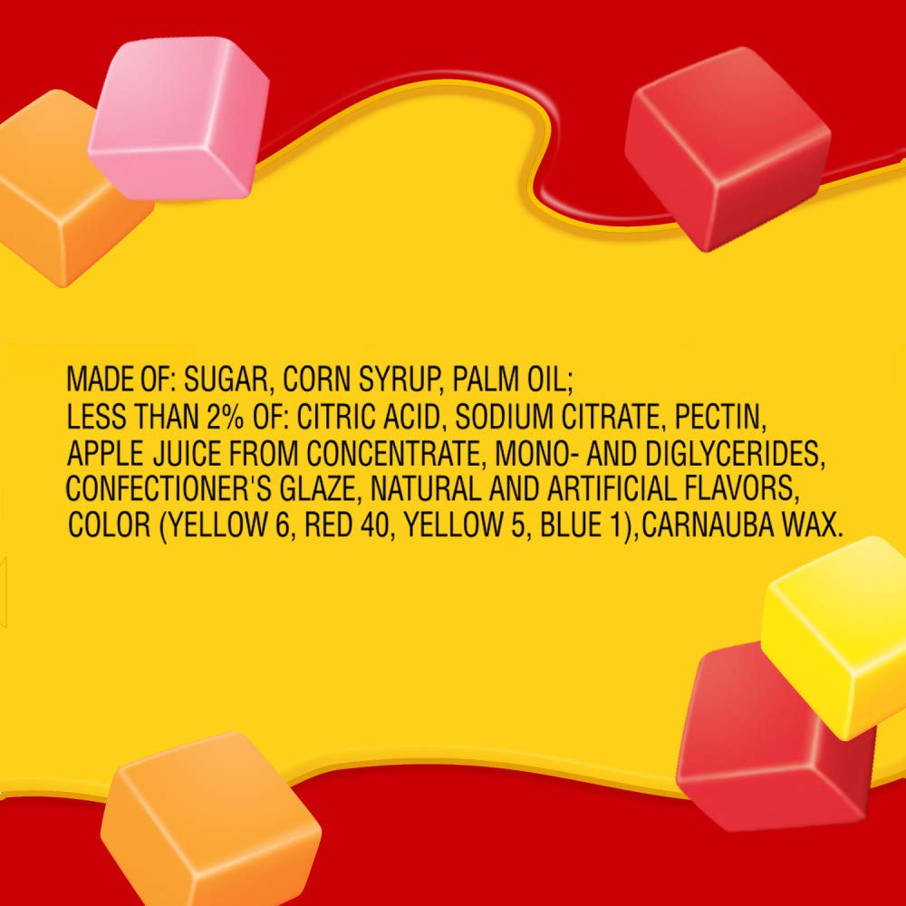 Vibrant fruit flavors add variety to any candy assortment.