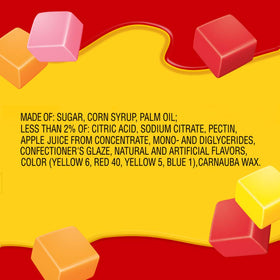 Vibrant fruit flavors add variety to any candy assortment.