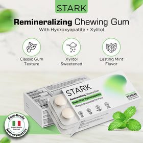 STARK Labs after-meal-use scene suggesting quick breath refreshment