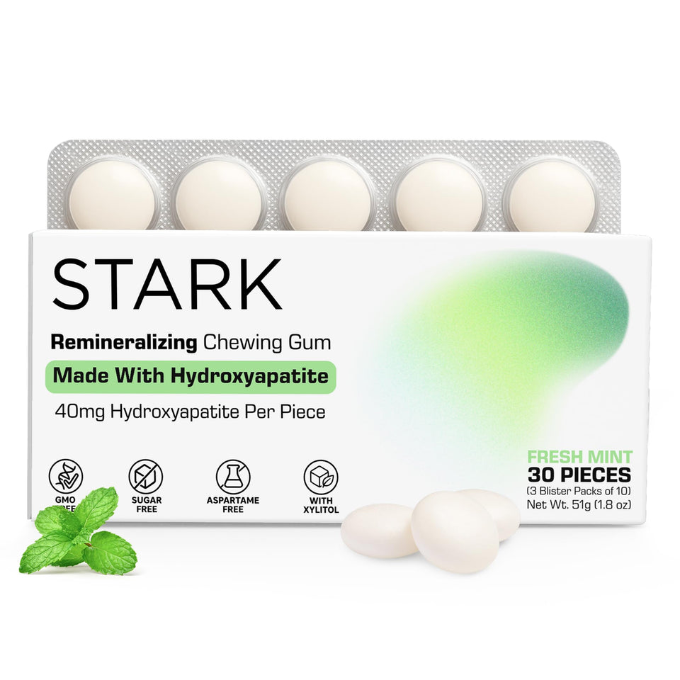 STARK Labs front-label packaging with mint flavor for a refreshing aftertaste