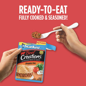 StarKist 90/10 lean beef in a ready-to-eat pouch with robust flavor.