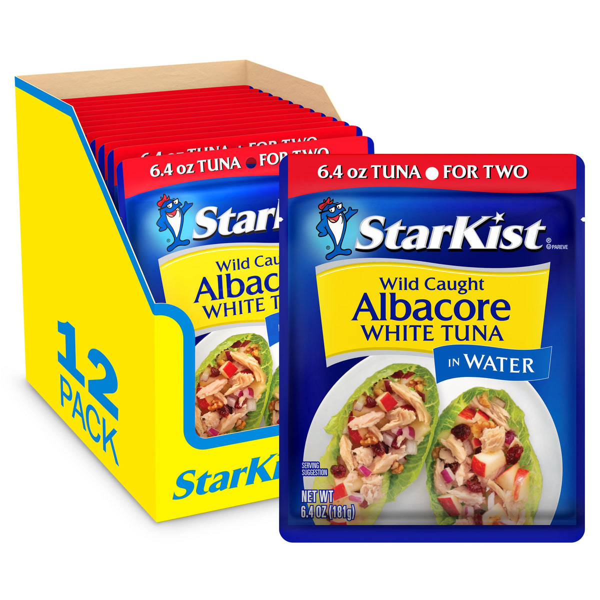 StarKist albacore tuna in water pouch ready for quick meals and snacks