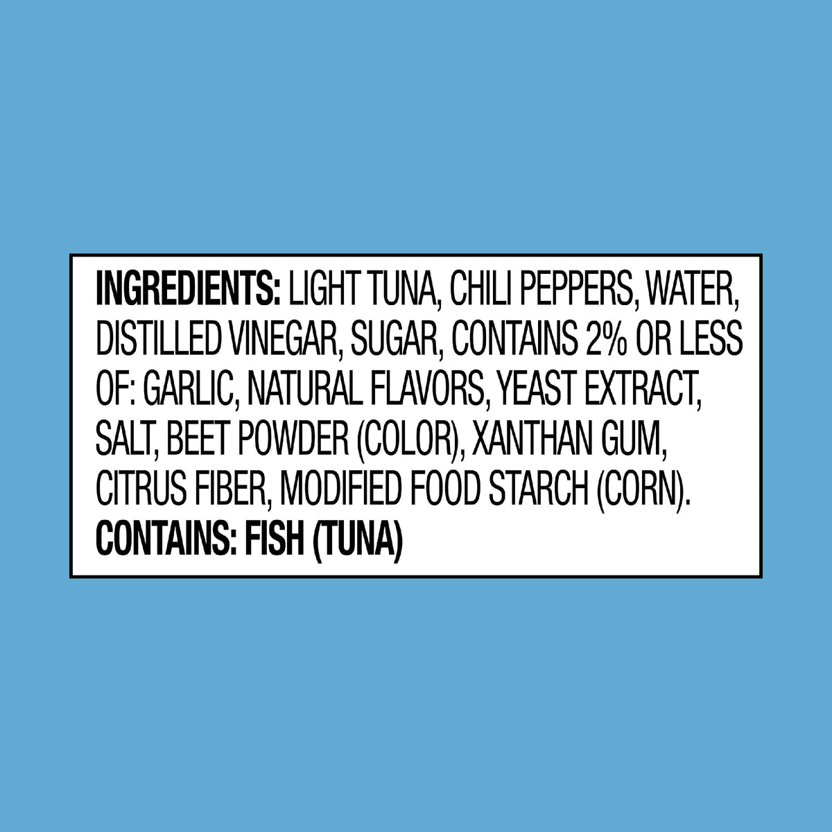 StarKist Bold Sriracha tuna gluten-free option tucked in pantry