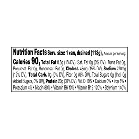 Omega-3 rich tuna easy to add to salads or wraps.