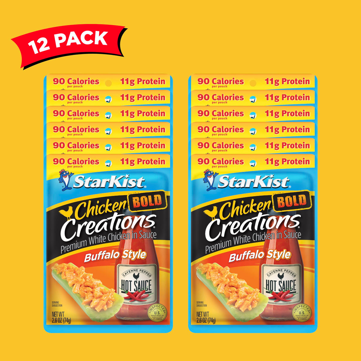 StarKist Bold Buffalo Pouch served as a convenient snack on the go.