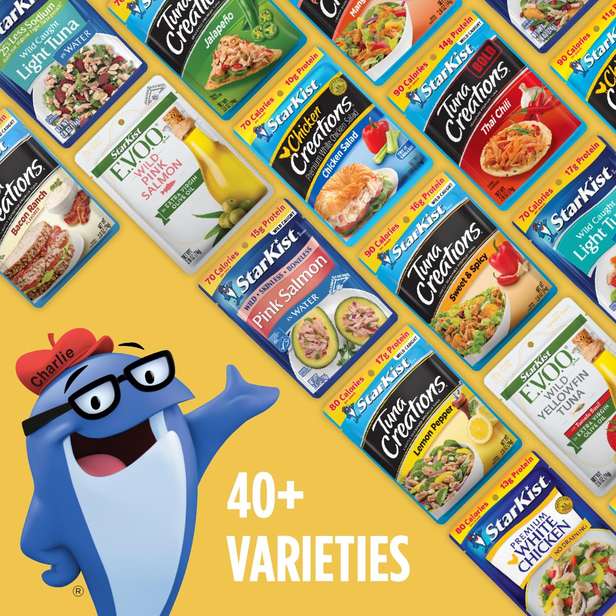 Nutrition label highlights 12g protein per pouch and 90 calories