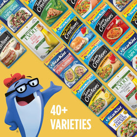 Nutrition label highlights 12g protein per pouch and 90 calories